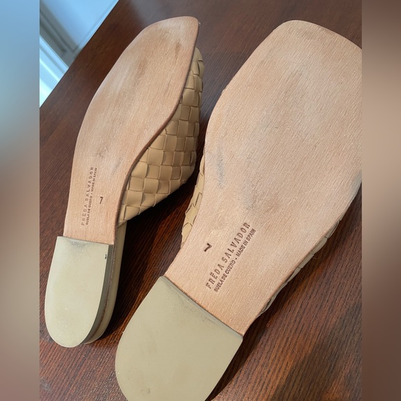 Freda Salvador tan woven sandals size 7 - Picture 4 of 6